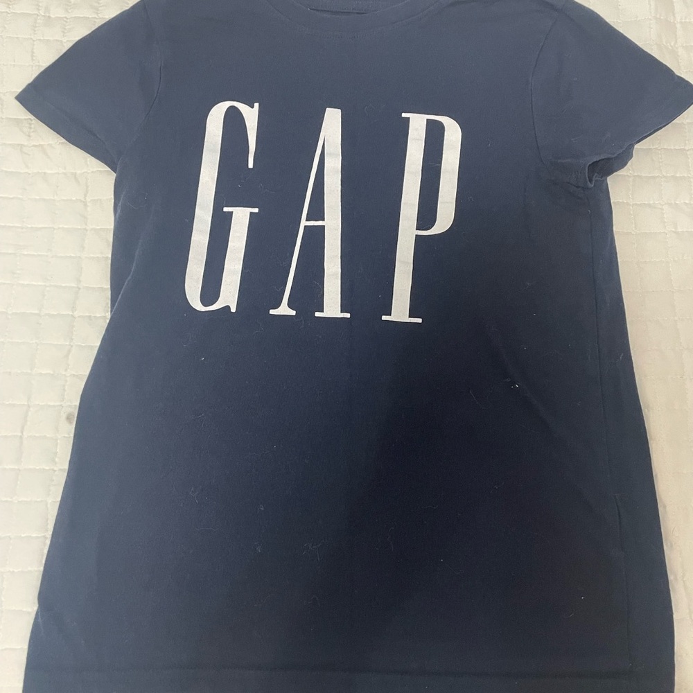 GAP Dark Blue Tee with White Logo